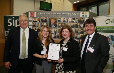 Scholar wins Chemistry prize at British Parliament