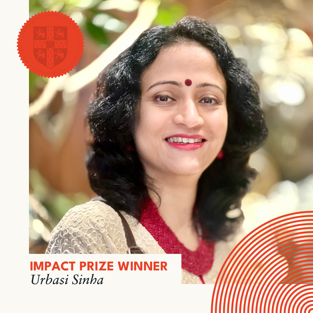 Impact Prize Profile: Professor Urbasi Sinha